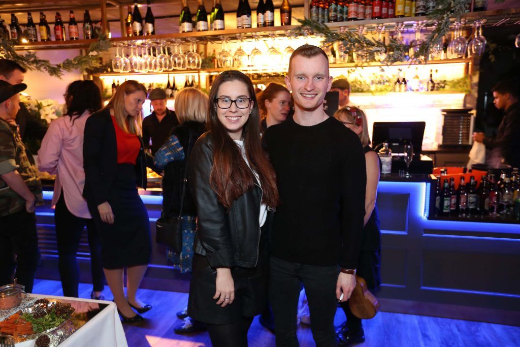 Pictured are Jessica Banaghan and Ian Collins at Aldi's exquisite Christmas 2017 event, which took place in Medley. Photograph: Sasko Lazarov / Photocall Ireland