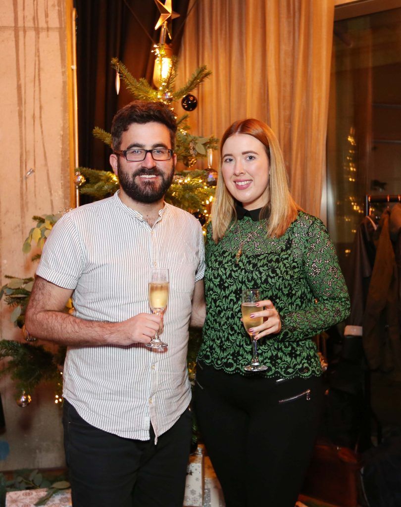 Pictured are Patrick Kavanagh and Sinead Moloney at Aldi's exquisite Christmas 2017 event, which took place in Medley. Photograph: Sasko Lazarov / Photocall Ireland