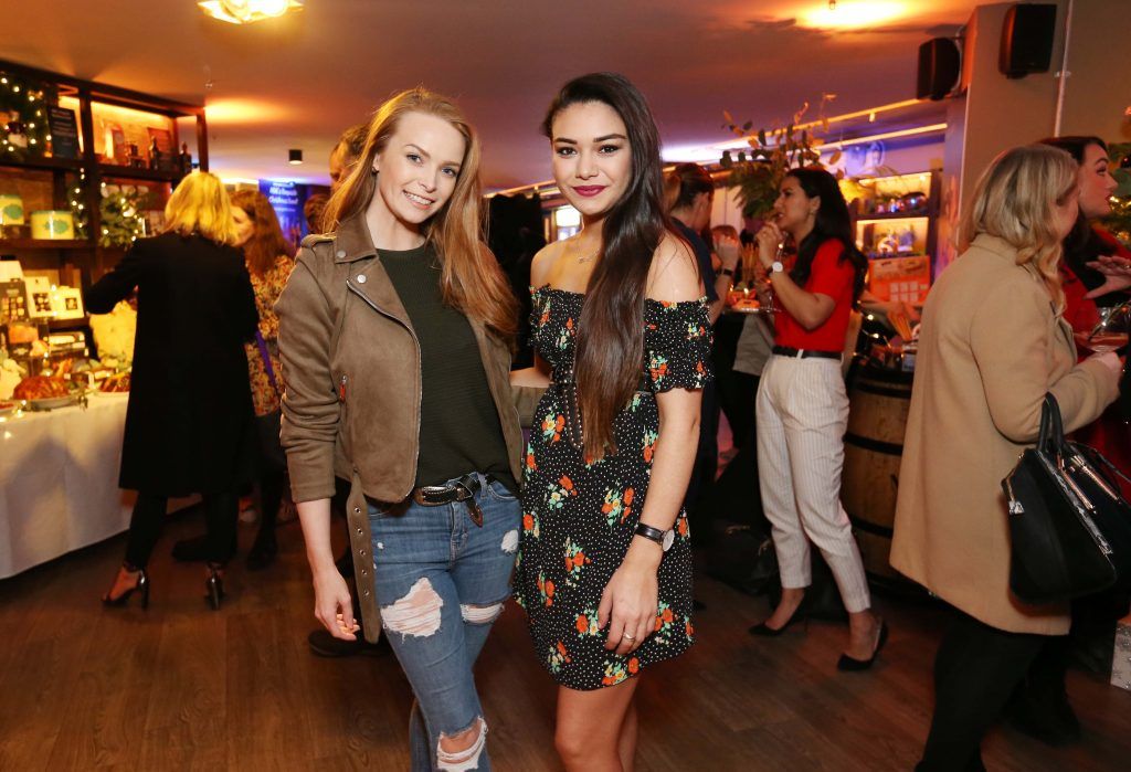 Pictured are Aoife Walsh and Soraiya Ryan at Aldi's exquisite Christmas 2017 event, which took place in Medley. Photograph: Sasko Lazarov / Photocall Ireland
