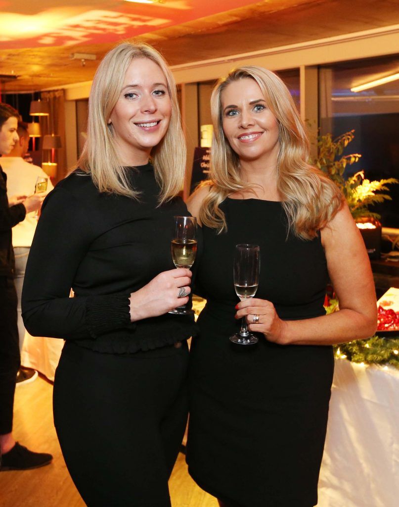 Pictured are Dee Laffan and Jules Mahon at Aldi's exquisite Christmas 2017 event, which took place in Medley. Photograph: Sasko Lazarov / Photocall Ireland