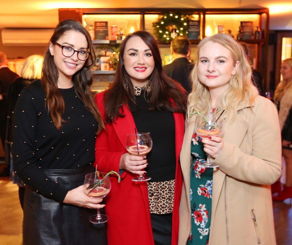 Pictured are Niamh Devereux, Vicki Notaro and Victoria Stokes at Aldi's exquisite Christmas 2017 event, which took place in Medley. Photograph: Sasko Lazarov / Photocall Ireland