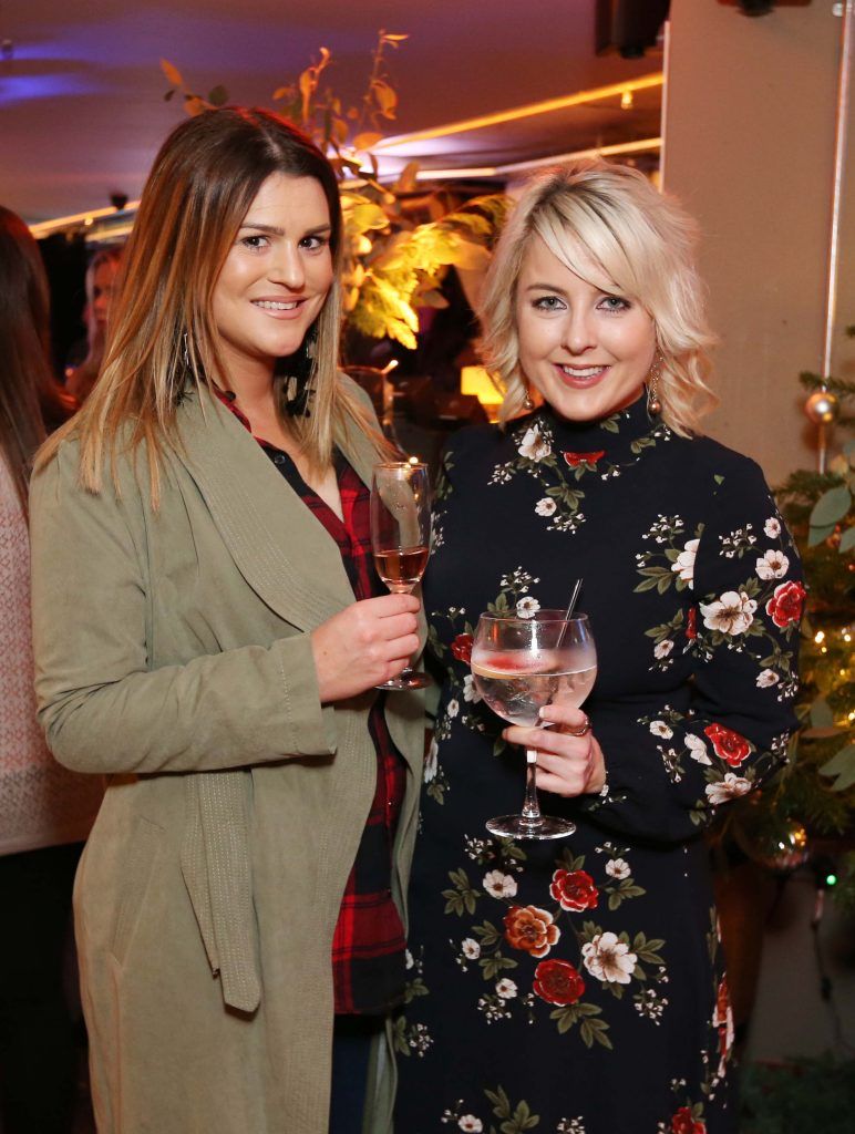 Pictured are Stephanie Buckley and Rebecca Brady at Aldi's exquisite Christmas 2017 event, which took place in Medley. Photograph: Sasko Lazarov / Photocall Ireland