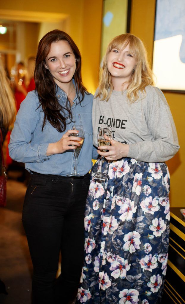 Cathy Donohue and Sophie White at the Pandora Christmas press launch which showcased the winter collection for 2017. Picture: Andres Poveda