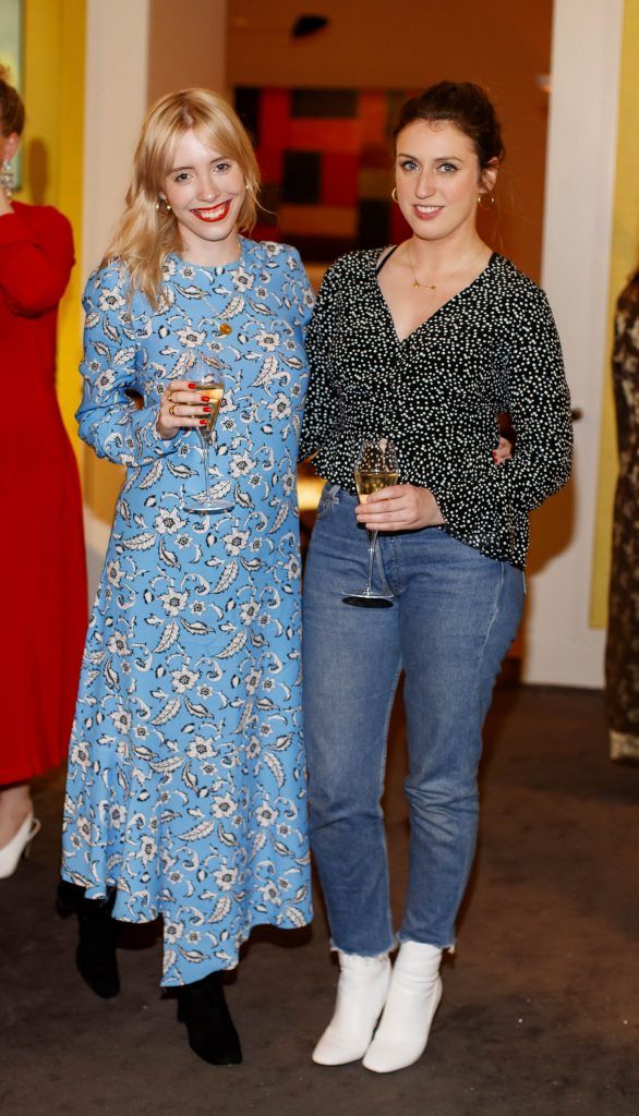 Sarah O'Hegarty and Faye McGillicuddy at the Pandora Christmas press launch which showcased the winter collection for 2017. Picture: Andres Poveda