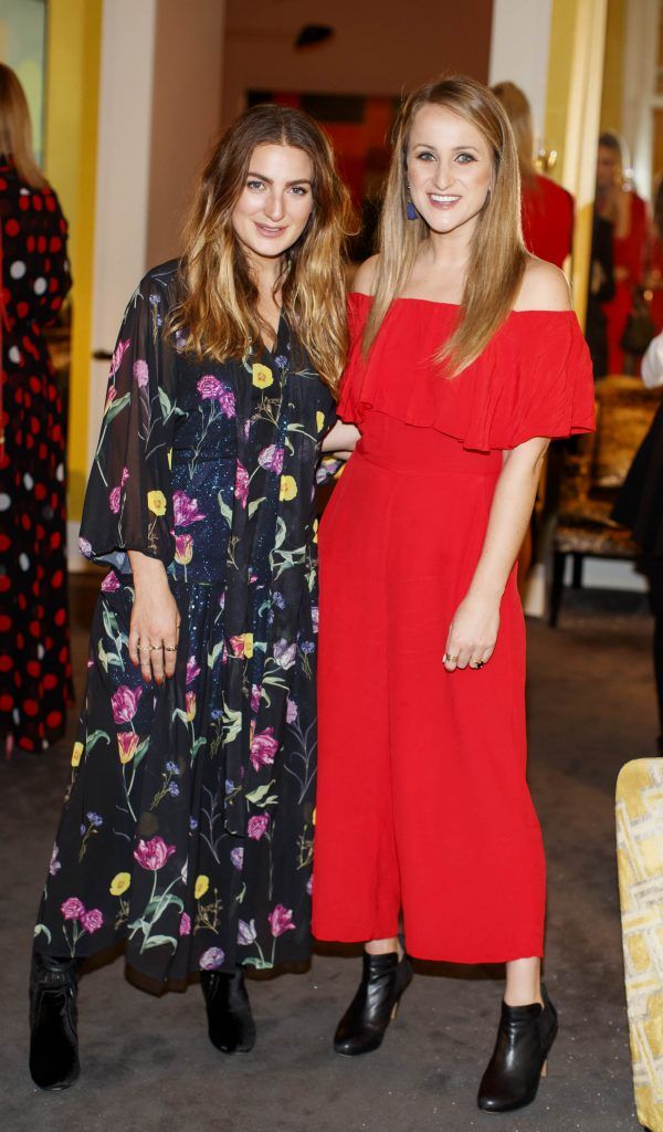 Courtney Smith and Justine King at the Pandora Christmas press launch which showcased the winter collection for 2017. Picture: Andres Poveda