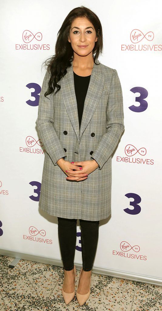 Louise Zayed at the launch of Good Behavior sponsored by Virgin Media which will air on be3. The full series will be available exclusively on Virgin TV. Photo: Brian McEvoy