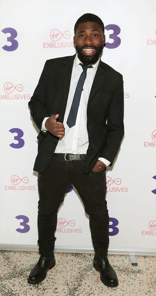 Fabud Omotade at the launch of Good Behavior sponsored by Virgin Media which will air on be3. The full series will be available exclusively on Virgin TV. Photo: Brian McEvoy