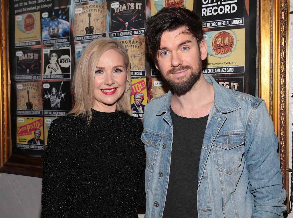 Blaithin Carney and Eoghan McDermott at the launch of her highly anticipated second single 'Close My Eyes' at Sin E, Ormond Quay, Dublin. Photo: Brian McEvoy
