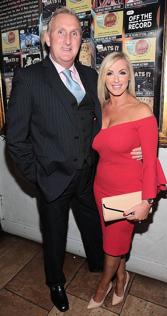 Garry Dunne and Carol Dunne at the launch of Blaithin Carney's highly anticipated second single 'Close My Eyes' at Sin E, Ormond Quay, Dublin. Photo: Brian McEvoy