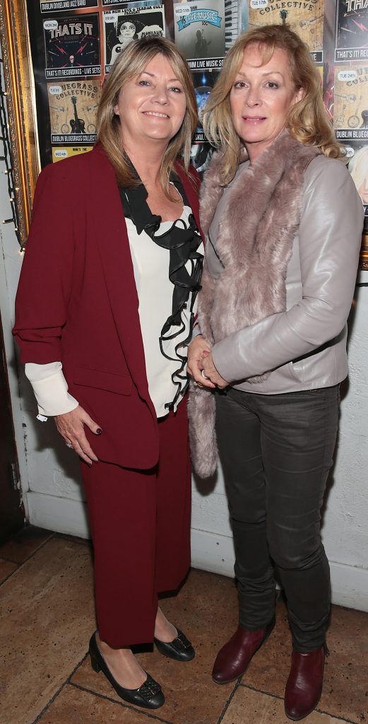 Susan McLaverty and Clodagh Brennan at the launch of Blaithin Carney's highly anticipated second single 'Close My Eyes' at Sin E, Ormond Quay, Dublin. Photo: Brian McEvoy