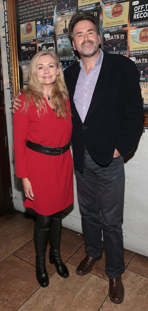 Marnie Farrell and Brendan Farrell at the launch of Blaithin Carney's highly anticipated second single 'Close My Eyes' at Sin E, Ormond Quay, Dublin. Photo: Brian McEvoy