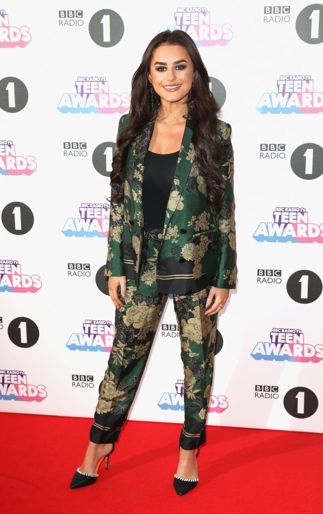 Amber Davies attends the BBC Radio 1 Teen Awards 2017 at Wembley Arena on October 22, 2017 in London, England.  (Photo by Tim P. Whitby/ Getty Images)