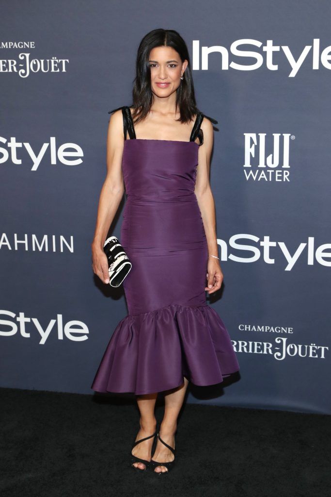 Julia Jones at the 2017 InStyle Awards presented in partnership with FIJI WaterAssignment at The Getty Center on October 23, 2017 in Los Angeles, California.  (Photo by Jonathan Leibson/Getty Images for FIJI Water)