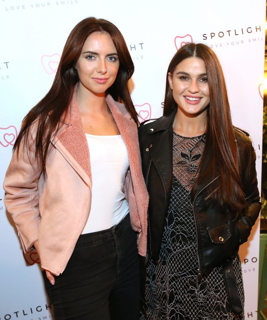 Jess Hayes, left, and Lynn Kelly at the Spotlight Whitening Launch event on 26th October at Nolita, George’s Street. PHOTO: Mark Stedman