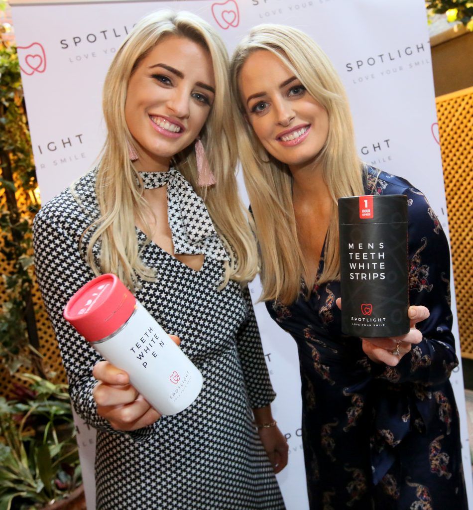 Dr Lisa Creaven, right, and Dr Vanessa Creaven at the Spotlight Whitening Launch event on 26th October at Nolita, George’s Street. PHOTO: Mark Stedman