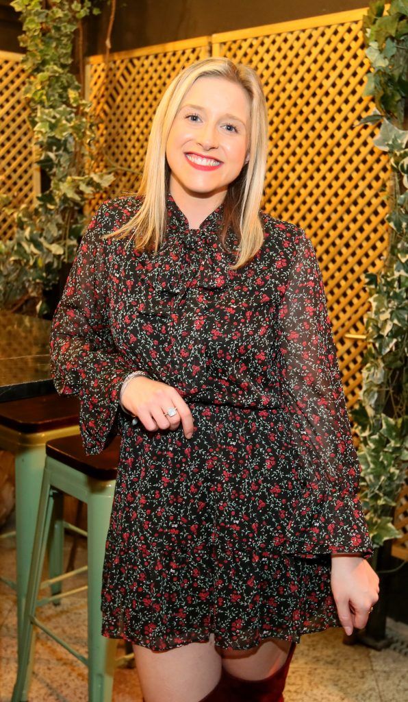 Sarah Stevenson pictured at the Spotlight Whitening Launch event on 26th October at Nolita, George’s Street. PHOTO: Mark Stedman