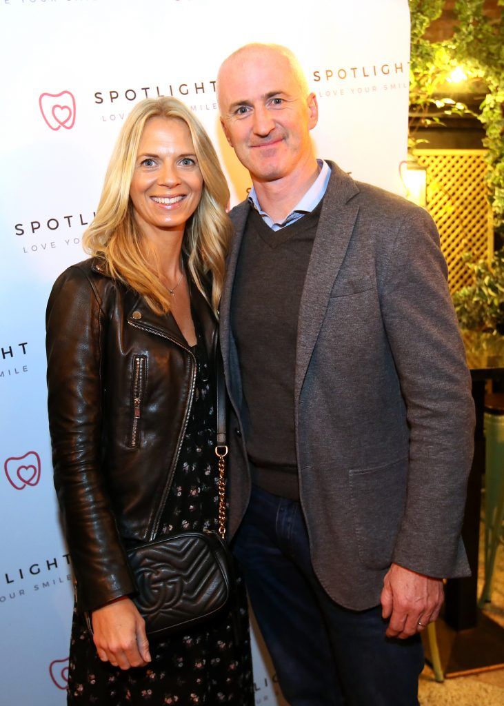 Lisa and Niall Woods at the Spotlight Whitening Launch event on 26th October at Nolita, George’s Street. PHOTO: Mark Stedman