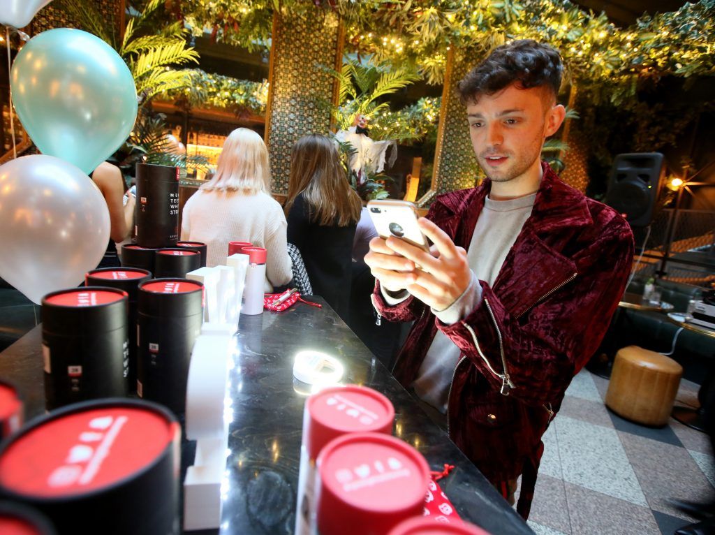 James Kavanagh at the Spotlight Whitening Launch event on 26th October at Nolita, George’s Street. PHOTO: Mark Stedman