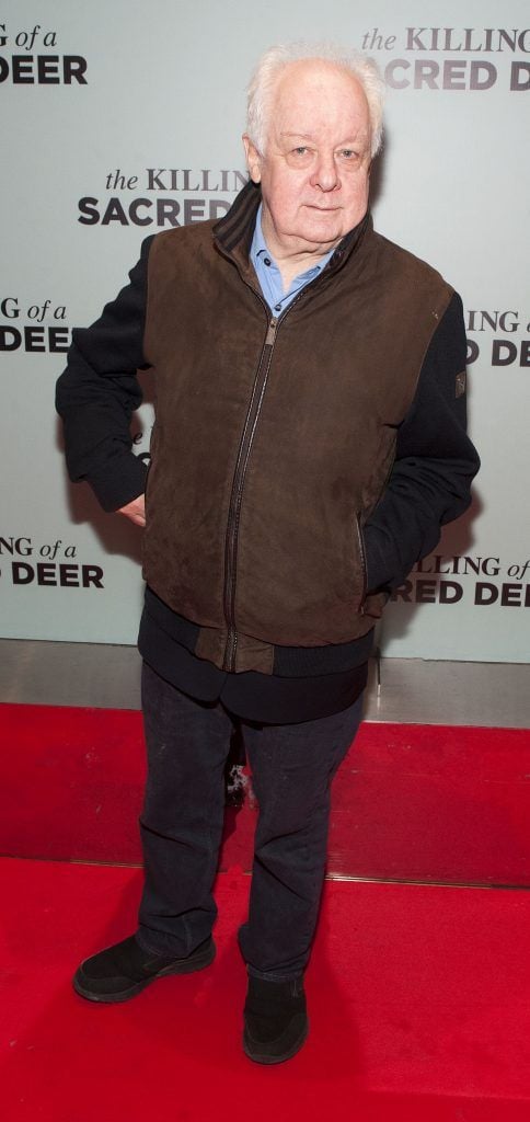 Jim Sheridan at the Irish premiere of The Killing of a Sacred Deer at Light House Cinema Smithfield Pic: Patrick O'Leary
