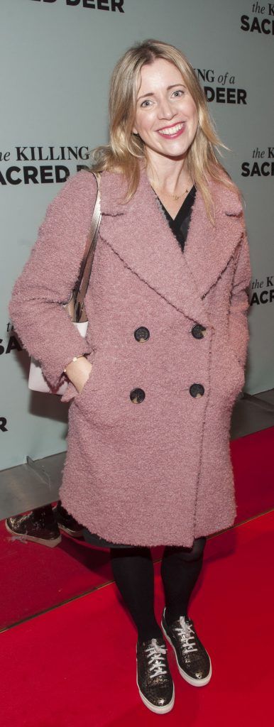 Nadine O’Regan at the Irish premiere of The Killing of a Sacred Deer at Light House Cinema Smithfield Pic: Patrick O'Leary