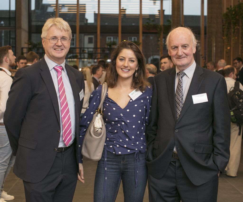 Nicholas Corsin,  Zoe Fagan & Jack Fagan pictured at the launch of 2WML & the preview of 1 WML (Windmill Lane). Photo: Anthony Woods