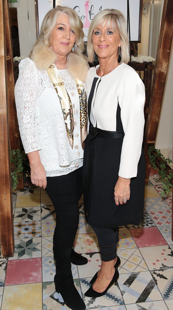 Marie McCrossan and Debbie Hodgson at the CoCo Boutique Autumn Winter Party showcasing the Riviera collection in Clarendon Street, Dublin. Photo: Brian McEvoy