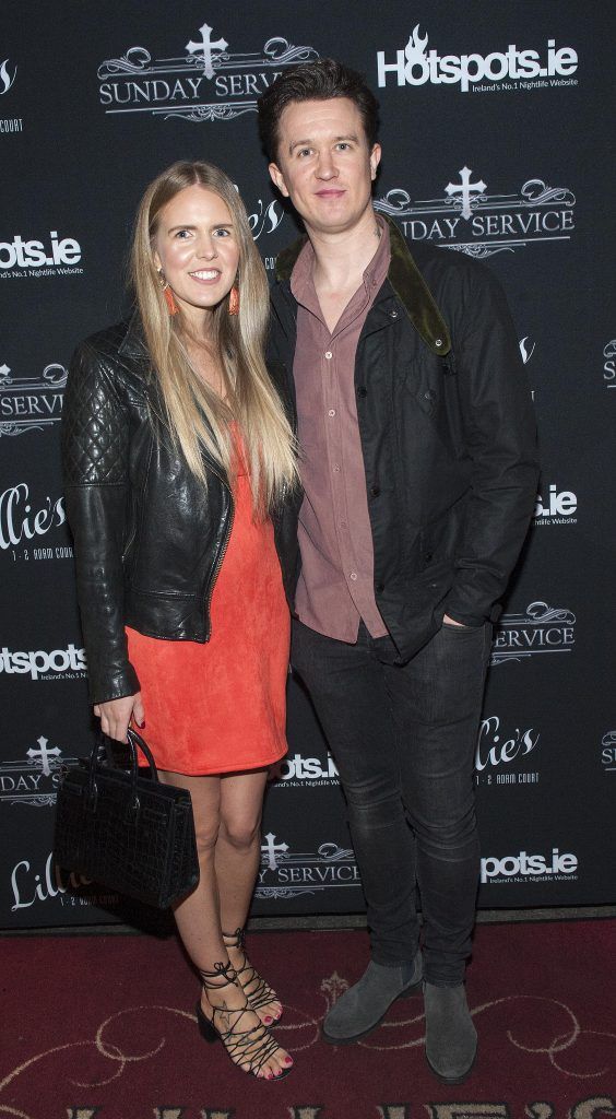 Leanne Kinsella and David Brown pictured at the annual Hotspots.ie Halloween party at Lillie's. Photo: Patrick O'Leary