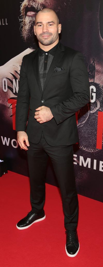MMA fighter Artem Lobov at the world premiere of Conor McGregor: Notorious at the Savoy Cinema, Dublin. Picture: Brian McEvoy