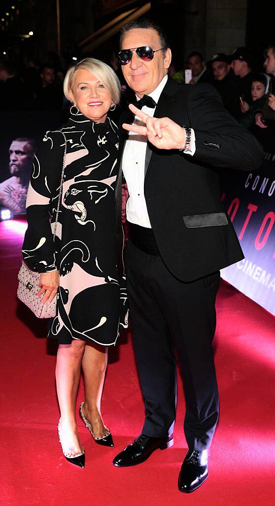 Margaret McGregor and Tony McGregor at the world premiere of Conor McGregor: Notorious at the Savoy Cinema, Dublin. Picture: Brian McEvoy