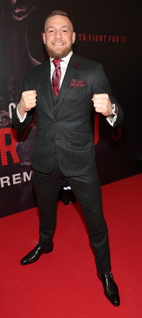 Conor McGregor pictured at the world premiere of Conor McGregor: Notorious at the Savoy Cinema, Dublin. Picture: Brian McEvoy