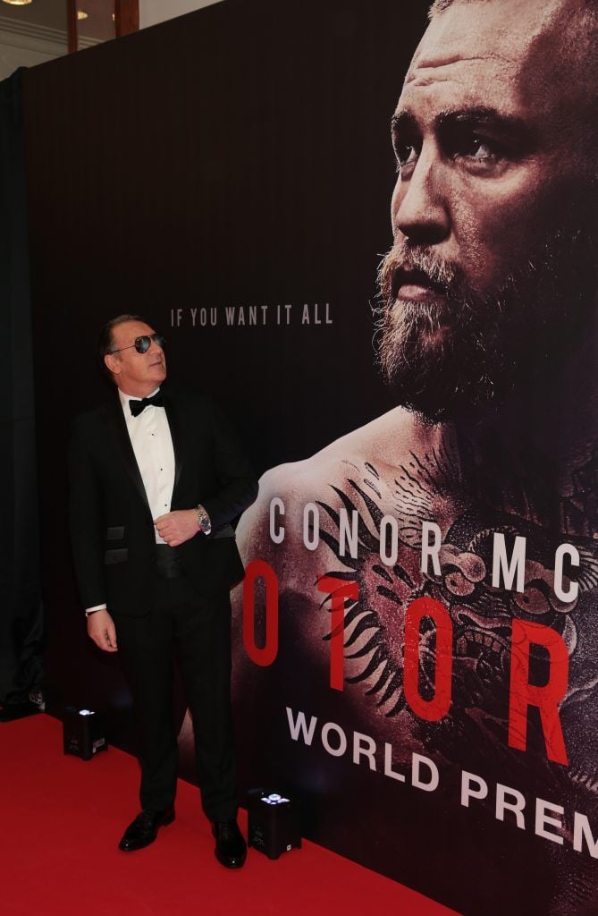 Tony McGregor at the world premiere of Conor McGregor: Notorious at the Savoy Cinema, Dublin. Picture: Brian McEvoy