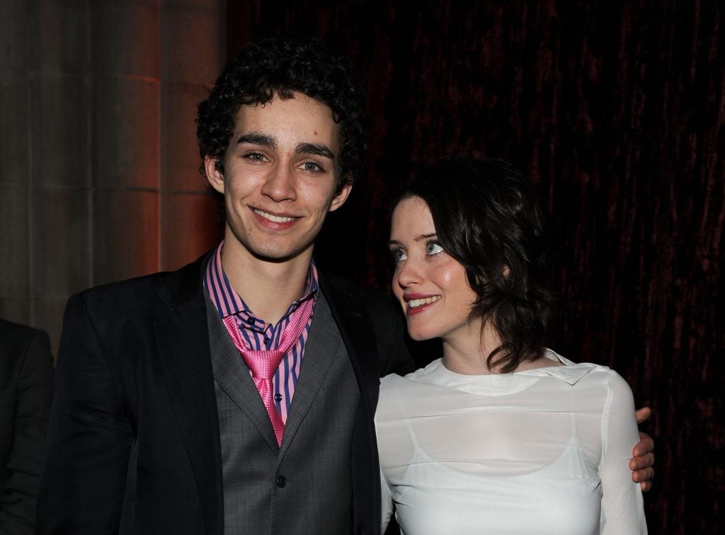 Robert Sheehan (L) and Claire Foy attend the after party for Relativity Media's premiere of "Season of the Witch" at Landmark on the Park on January 4, 2011 in New York City.  (Photo by Larry Busacca/Getty Images for Relativity Media)