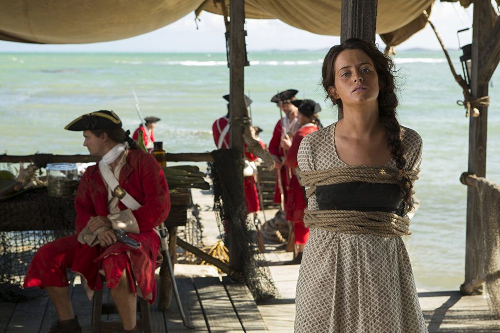 Claire Foy in Crossbones (Photo courtesy of NBC)
