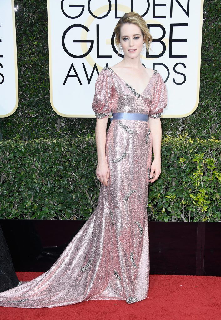 Claire Foy attends the 74th Annual Golden Globe Awards at The Beverly Hilton Hotel on January 8, 2017 in Beverly Hills, California.  (Photo by Frazer Harrison/Getty Images)