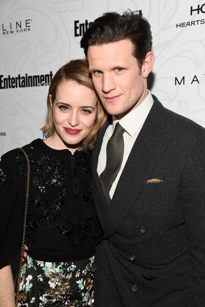 Claire Foy and Matt Smith attend the Entertainment Weekly Celebration of SAG Award Nominees sponsored by Maybelline New York at Chateau Marmont on January 28, 2017 in Los Angeles, California.  (Photo by Frazer Harrison/Getty Images for Entertainment Weekly)