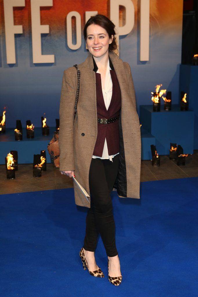 Claire Foy attends the UK Premiere of 'Life of Pi at Empire Leicester Square on December 3, 2012 in London, England.  (Photo by Tim Whitby/Getty Images)