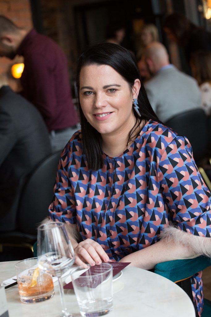 Corina Gaffey as luxury brand Marram Co launch in The Marvel Room in Brown Thomas with an intimate lunch at Roberta's to celebrate. Photo: Richie Stokes