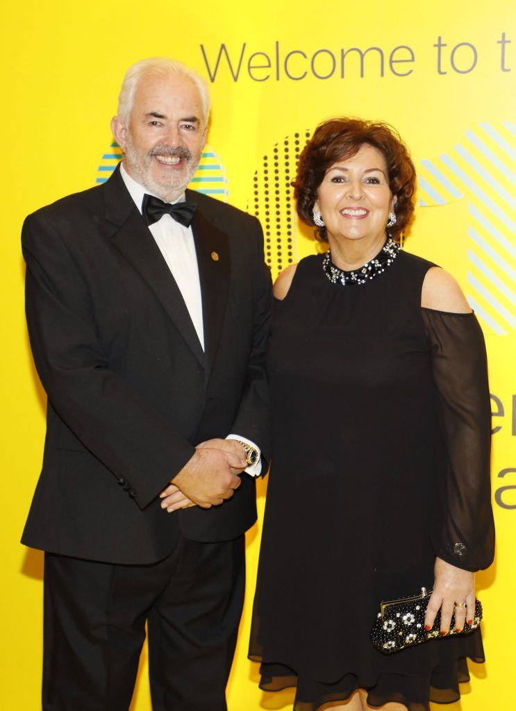 Patrick and Colette McCann at the EY Entrepreneur Of The Year Awards 2017 which took place in Citywest. Photo: Kieran Harnett
