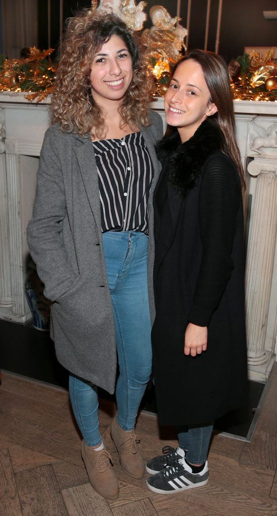 Ziz O Beirne and Laura Bracken at the Lidl Deluxe Christmas 2017 Showcase at 25 Fitzwilliam Place, Dublin. Photo: Brian McEvoy