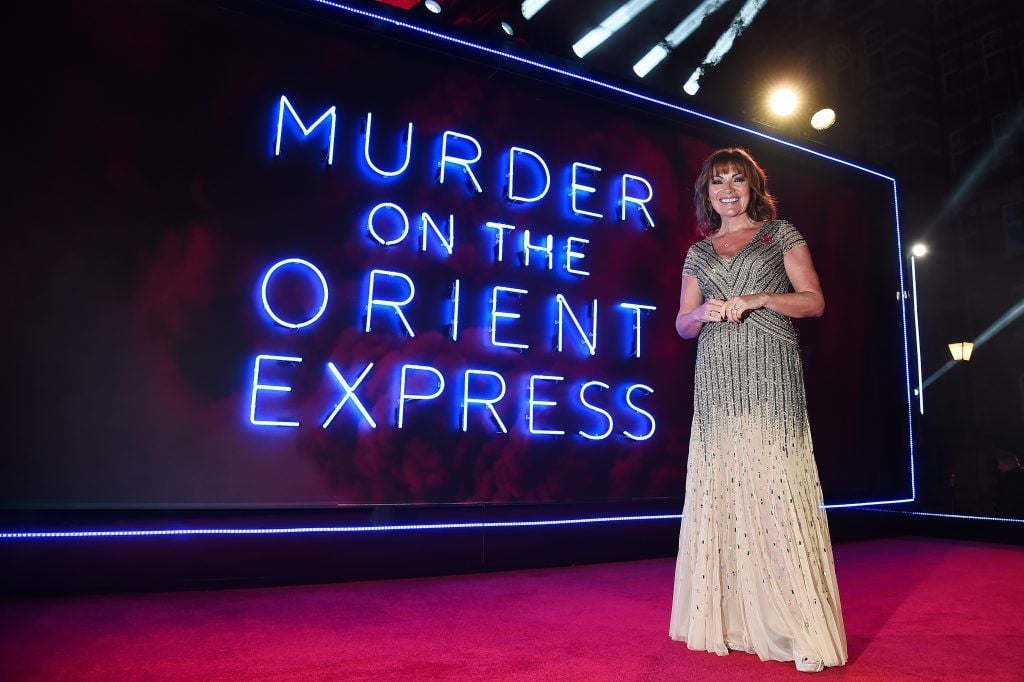 Lorraine Kelly  at the 'Murder On The Orient Express' World Premiere held at Royal Albert Hall on November 2, 2017 in London, England.  (Photo by Eamonn M. McCormack/Eamonn M. McCormack/Getty Images/for 21st Century Fox)
