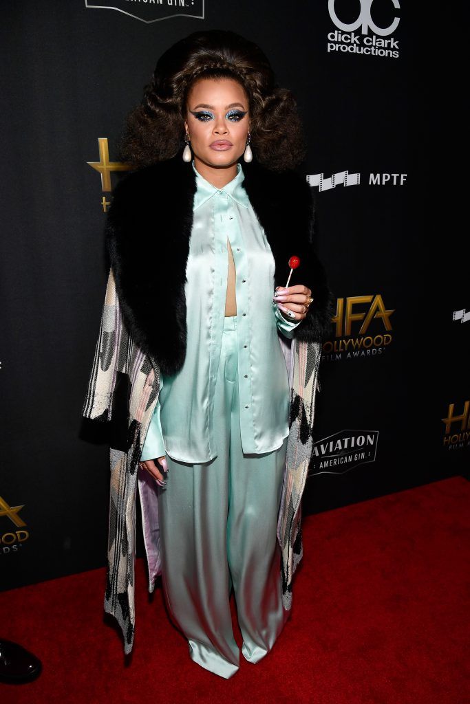 Singer Andra Day attends the 21st Annual Hollywood Film Awards at The Beverly Hilton Hotel on November 5, 2017 in Beverly Hills, California.  (Photo by Frazer Harrison/Getty Images for HFA)