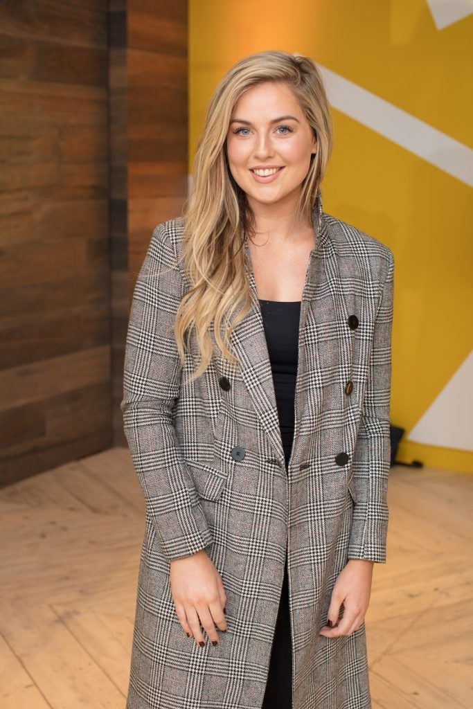 Aimee Connolly pictured at the preview of the Penneys spring summer 2018 collection at Primark Head Office, Dublin. Photo: Anthony Woods