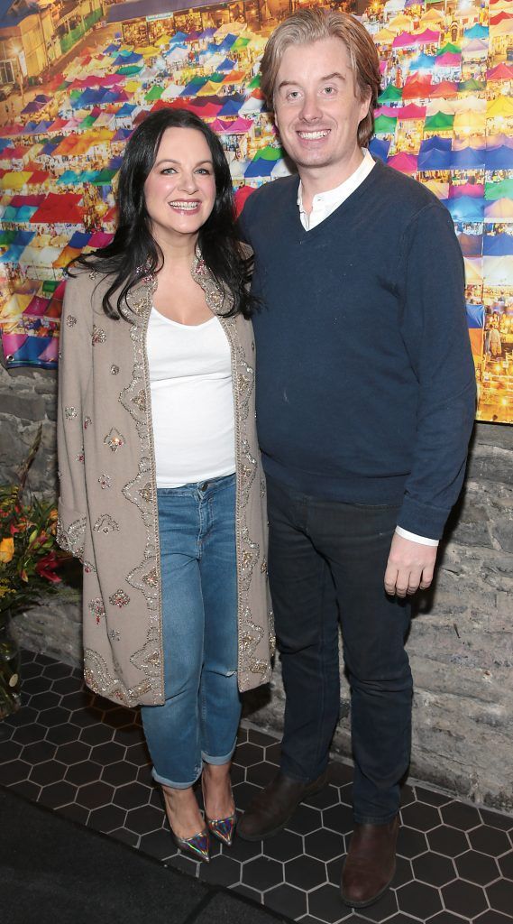 Triona McCarthy amnd Will White at the launch of the new first floor of Nightmarket Thai Restaurant, Ranelagh. Photo: Brian McEvoy