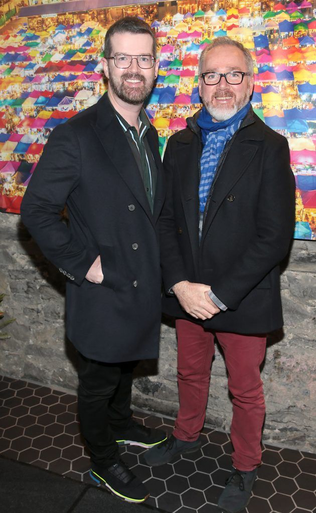 David Burke and Nick Costello at the launch of the new first floor of Nightmarket Thai Restaurant, Ranelagh. Photo: Brian McEvoy