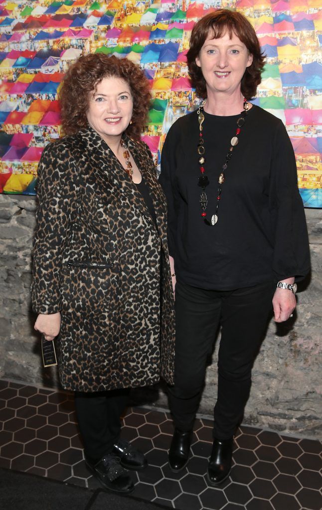 Phyl Clarke and Marie Claire Digby at the launch of the new first floor of Nightmarket Thai Restaurant, Ranelagh. Photo: Brian McEvoy