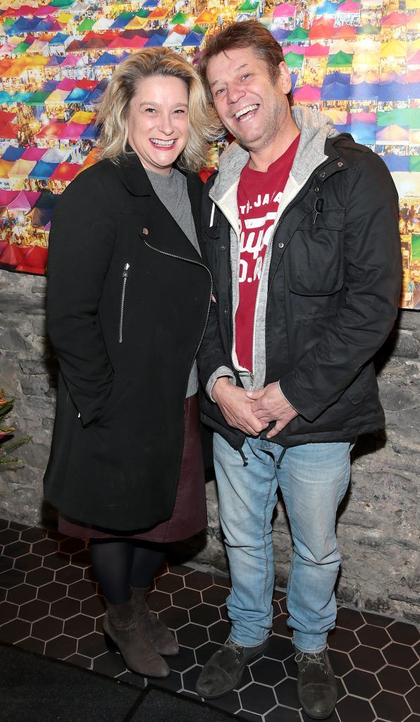 Aileen Galvin and Mick O Neill at the launch of the new first floor of Nightmarket Thai Restaurant, Ranelagh. Photo: Brian McEvoy