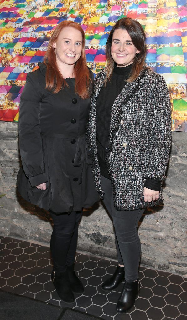 Deirdre Chambers and Caroline Gray at the launch of the new first floor of Nightmarket Thai Restaurant, Ranelagh. Photo: Brian McEvoy