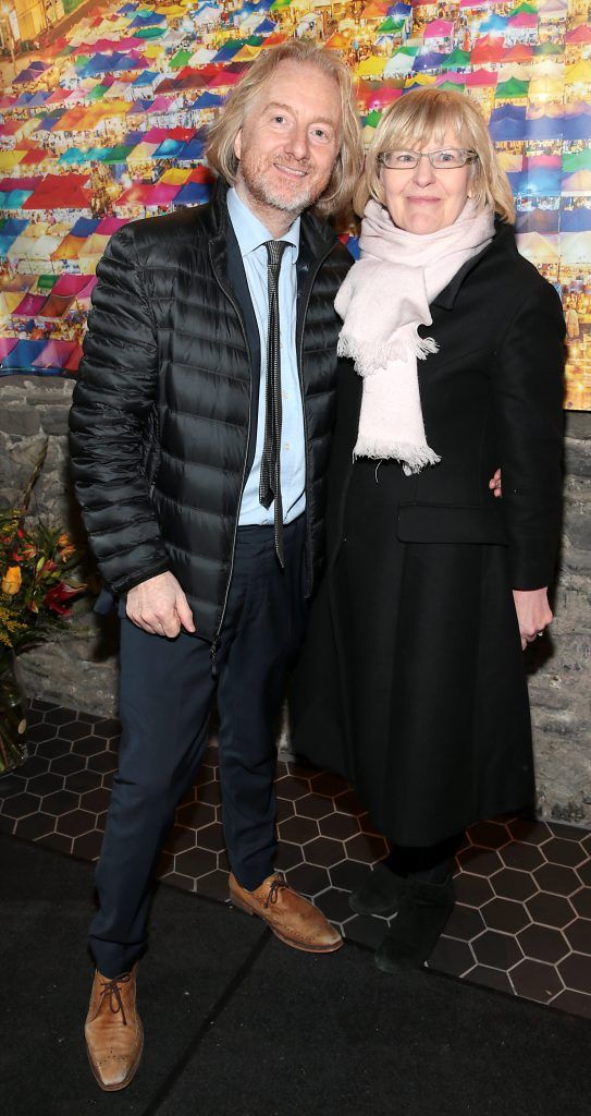 Barry Egan and Mary O Sullivan at the launch of the new first floor of Nightmarket Thai Restaurant, Ranelagh. Photo: Brian McEvoy
