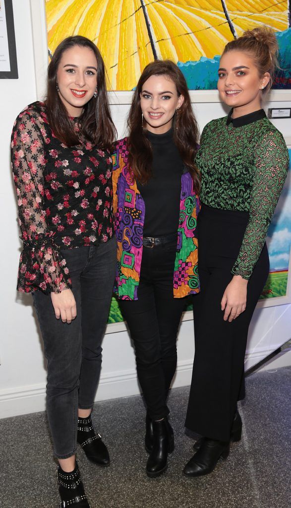 Lorna McGinn, Liosin Crawley and Aoife Nolan at the launch of the National Dairy Council's Complete Natural Pop up Dairy Cafe on South William Street, Dublin. Photo: Brian McEvoy