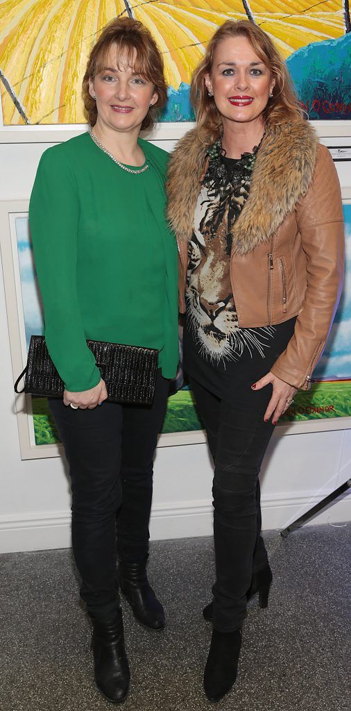 Catherine Phelan and Aileen Morrin at the launch of the National Dairy Council's Complete Natural Pop up Dairy Cafe on South William Street, Dublin. Photo: Brian McEvoy